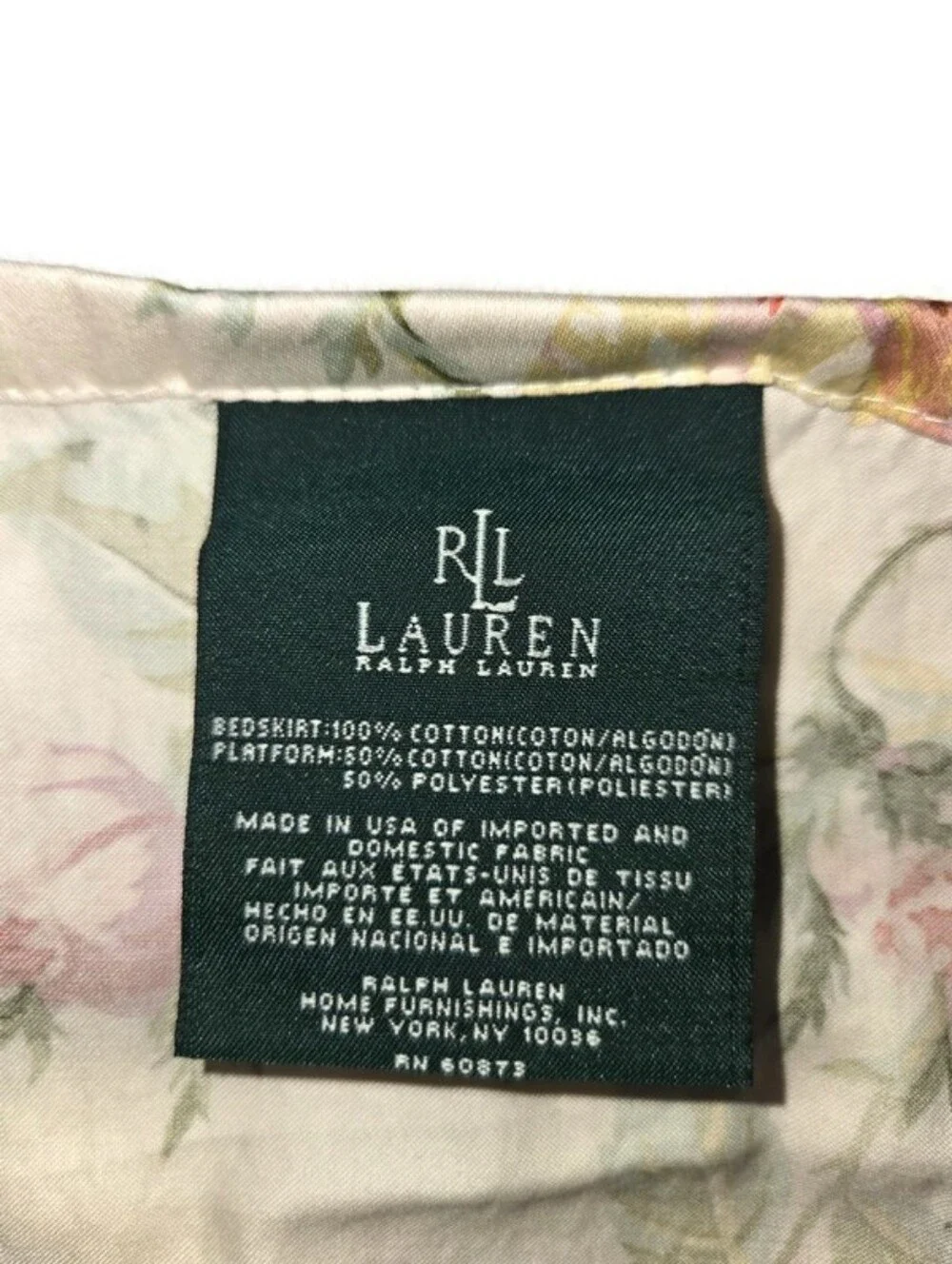 Vintage Lauren Ralph Lauren Wentworth Floral Queen Duvet Bed Skirt Pillowcase